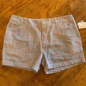 Cynthia Rowley striped cotton shorts BNWT
